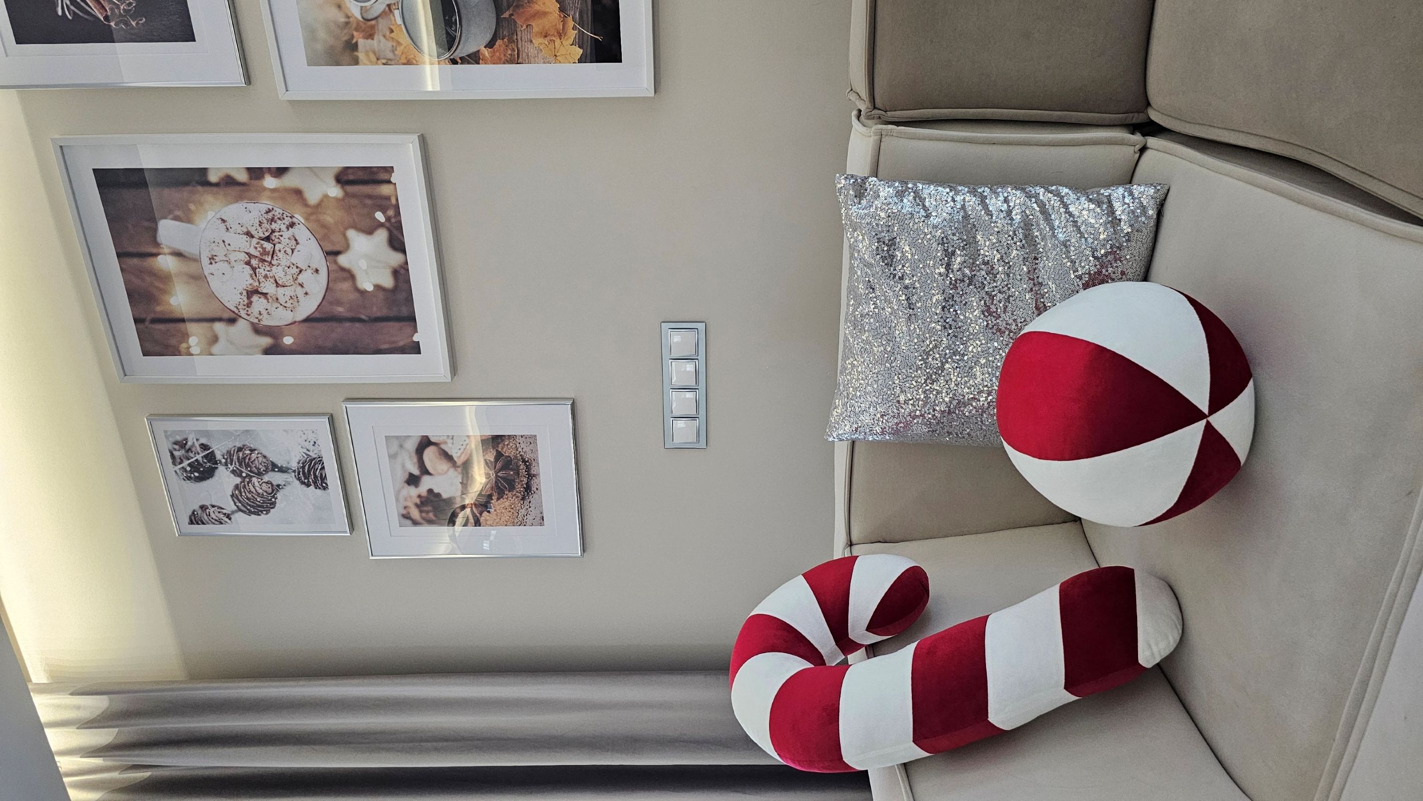 poduszka laska czerwona zdjęcie 3