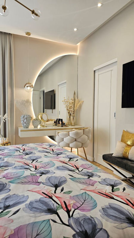 pościel magnolie kolorowe