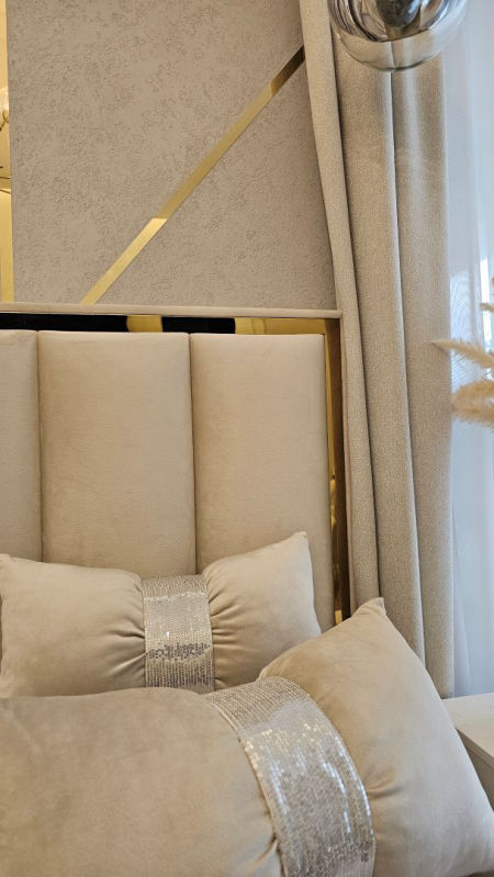 poduszki kokardy z cekinami 2 sztuki