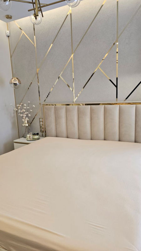 prześcieradło kolor ciepły beż 