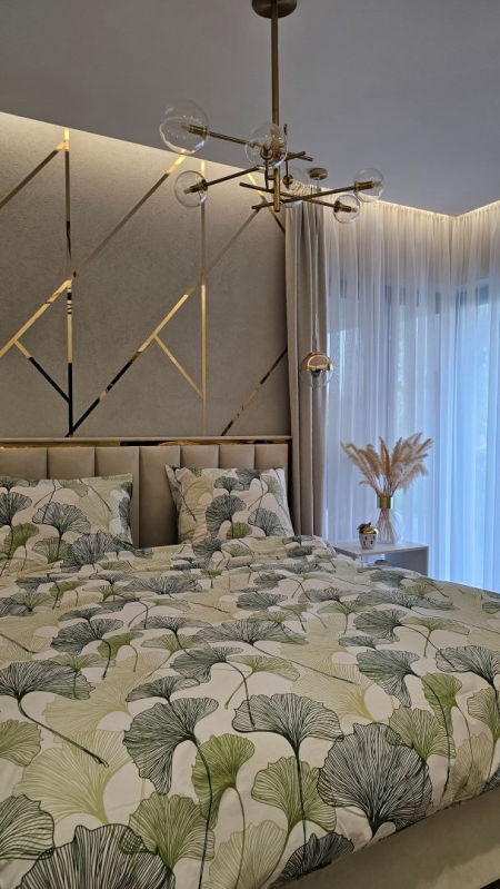 pościel miłorząb zielony