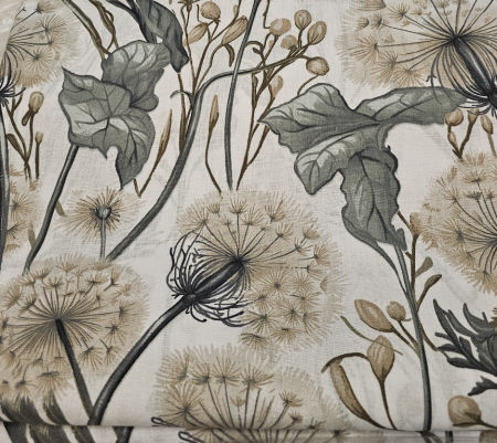 Pościel dmuchawce na białym tle