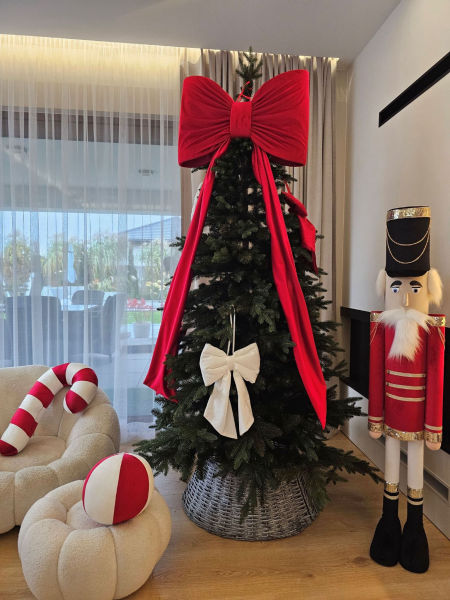 poduszka laska czerwona