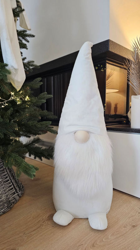 Skrzat dekoracja stojąca biały