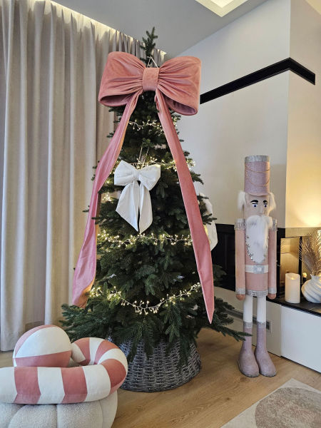 poduszka kula różowa