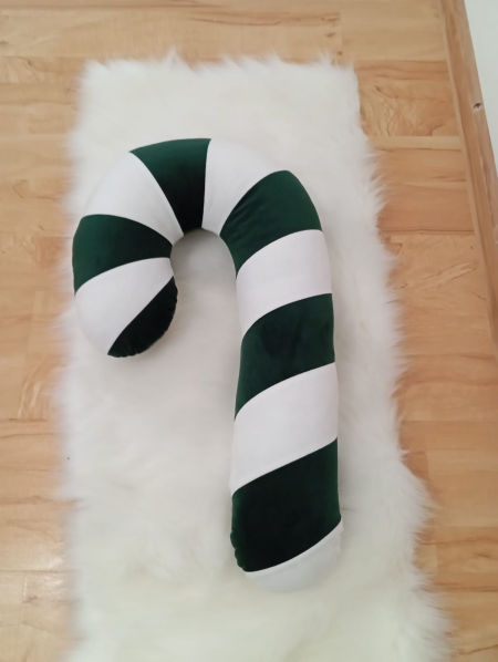 poduszka laska zielona