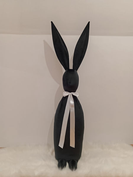 Zając 130cm czarny
