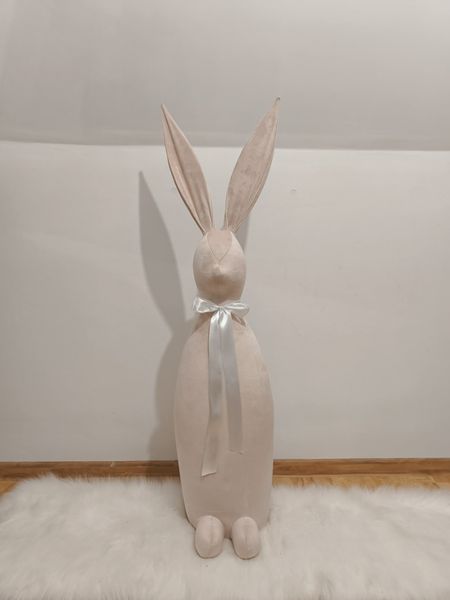 Zając różowy velvet 130cm