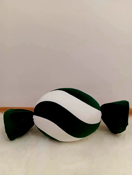 poduszka cukierek zielona